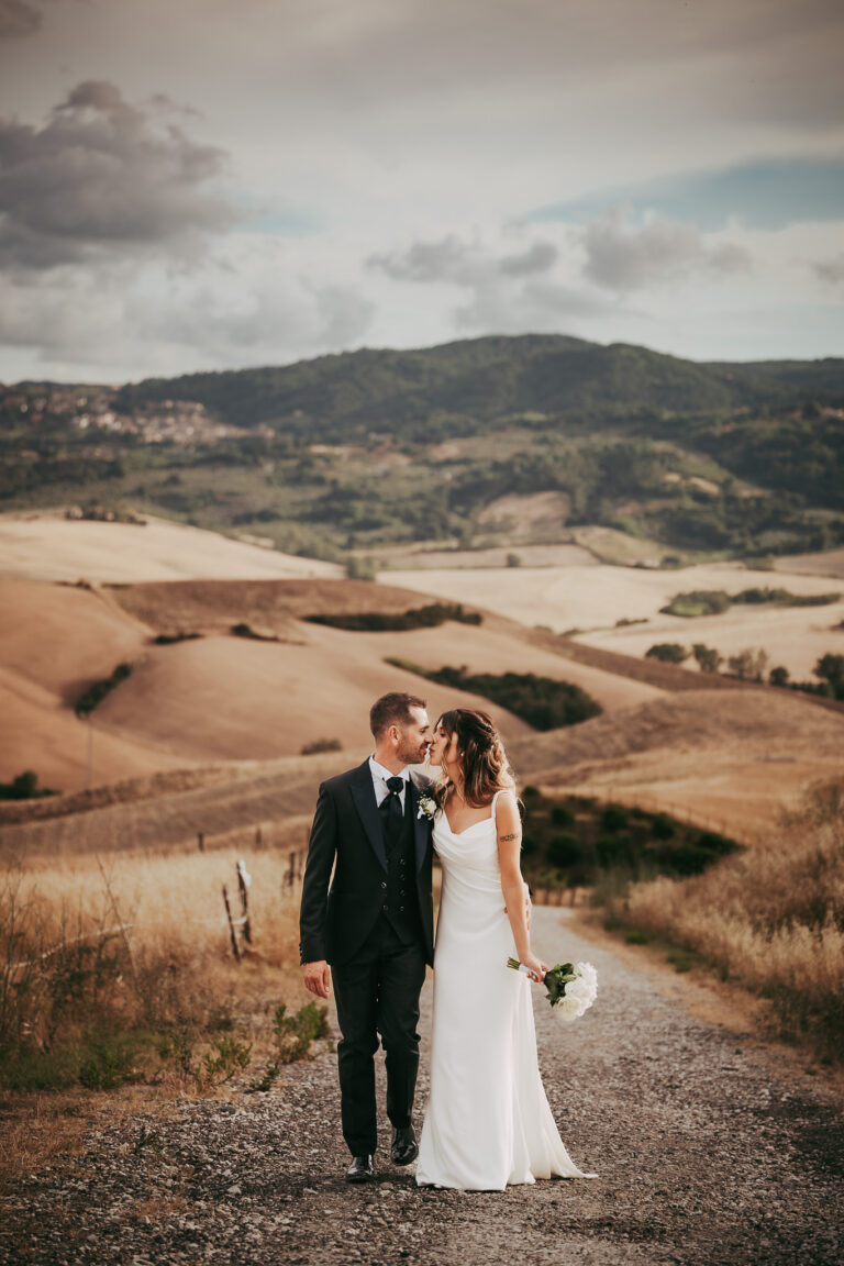 Irene e Nico sposi fotografati da Andrea D'Antoni fotografo in Toscana